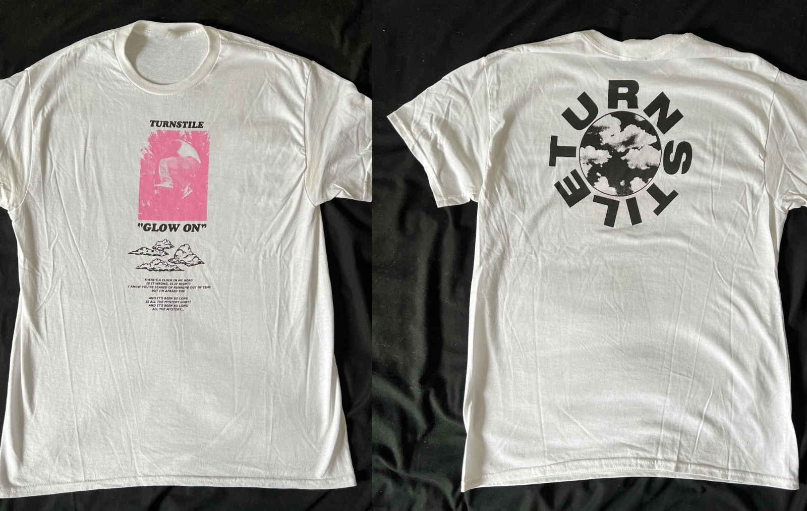 Glow On Tour Band Cotton T-Shirt for Fans Sizes S to 5XL