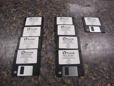 Lot of (9) Vintage Plextor Manager 3.5" Disks for DOS/Windows - LU26