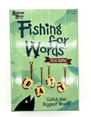 Fishing For Words Dice Game 2017 Catch the Biggest Word Complete