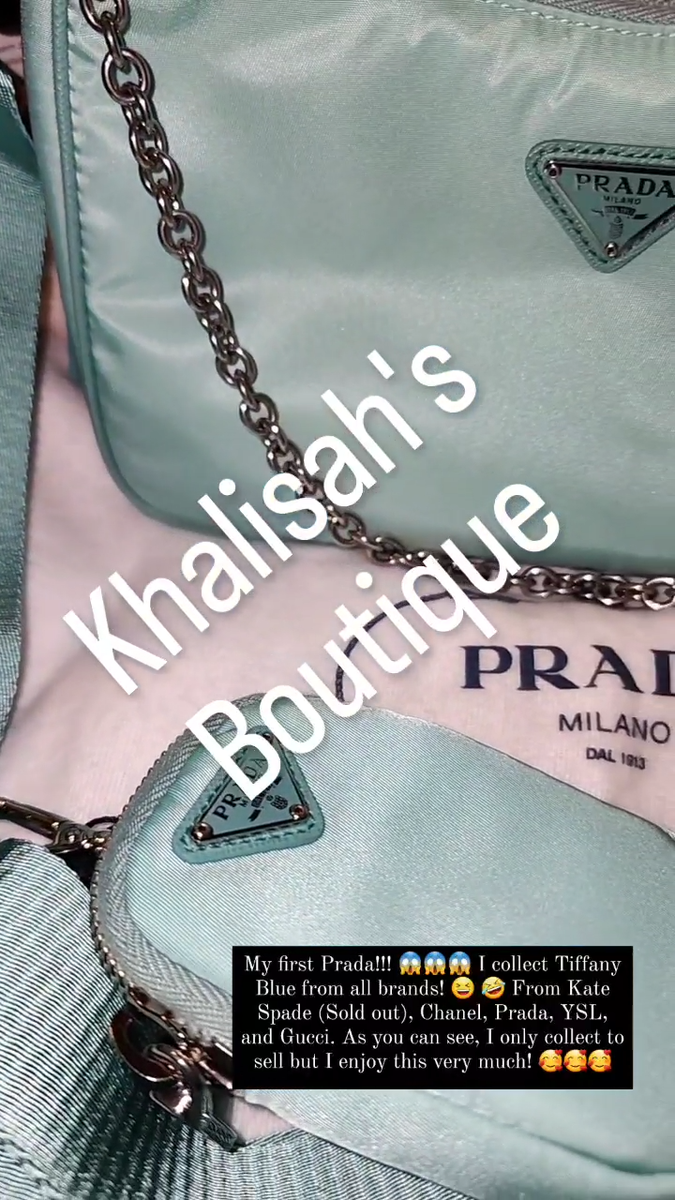 Rare & Authentic Prada Re-Edition 2005 Nylon Bag in Jade Rare & Authentic Prada Re-Edition 2005 Nylon Bag in Jade