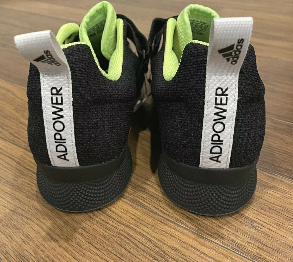 adidas gazelle silver green womens Adidas Adipower 3 Weightlifting Boots - Blue/White main image 1