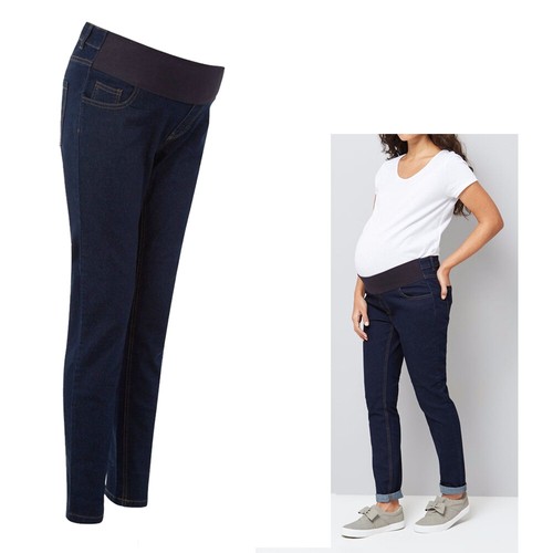 Dark Blue Skinny Pregnancy Denims Sizes 