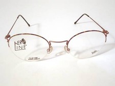 Logo Paris Aero-line Lightweight Half Frames 440 Marble Rose 49-20 140 Lot 979