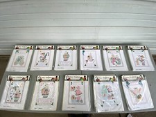52 Total - ELEVEN Different Bucilla Daisy Kingdom Stamped Cross Stitch Sampler