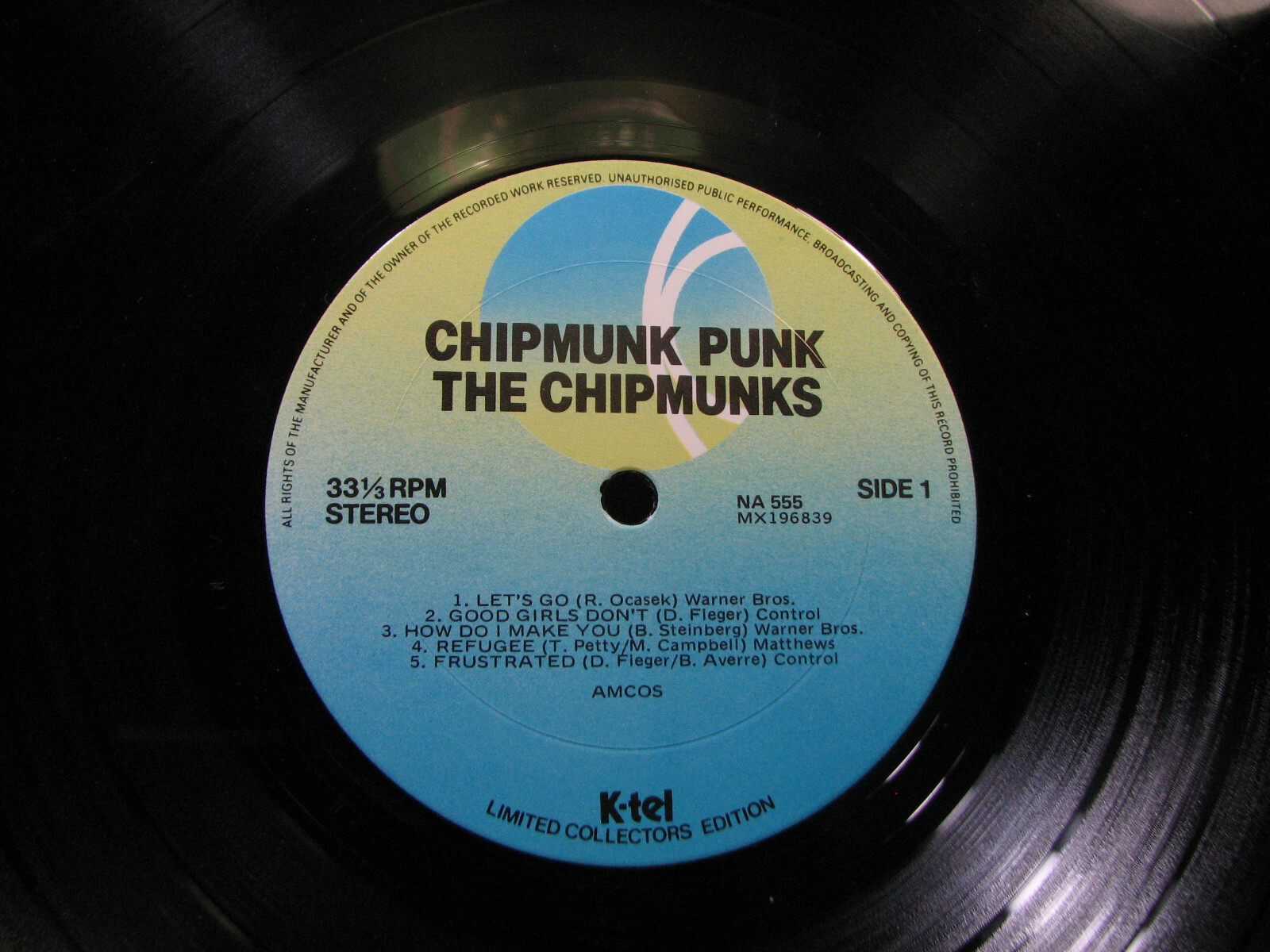 THE CHIPMUNKS Chipmunk Punk LP SirH70 eBay