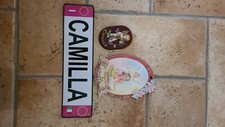 Oggetti Personalizzati con Nome Camilla - Targa Metallica e Quadretti con Angelo