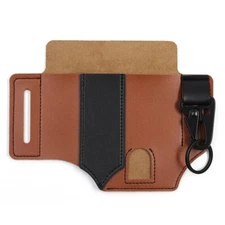 Multitool PU Leather Sheath EDC Pocket Organizer Man Sheath With Pen Holder US