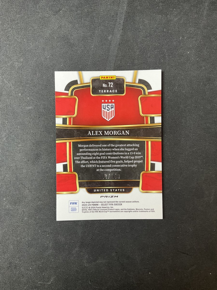 2023-24 Panini Select FIFA #72 Alex Morgan USA Red Wave