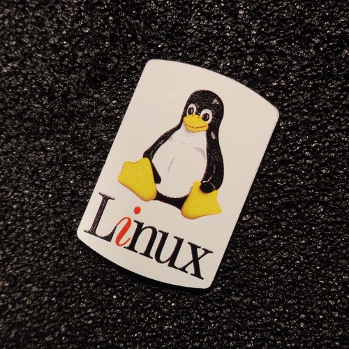 Linux Tux Label / Aufkleber / Sticker / Badge / Logo 1,9cm x 2,8cm [485 ...