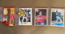 1987 Topps Baseball Rack Pack AS Parrish Top RC Bonds? Schmidt?