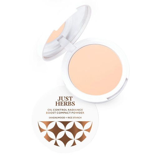 Just Herbs Oil Control Radiance Booster Age Defying Compact Powder - Multishades - Picture 16 of 16