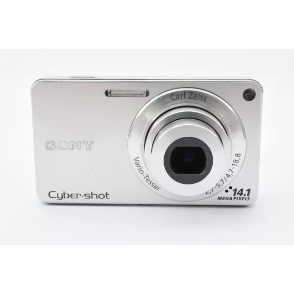 美品＊SONY Cyber shot W350シルバー SONY Cyber-Shot DSC-W350 Silver Digital Camera 14.1MP 4x