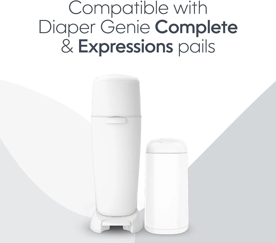 PACK DE 8 RECARGAS REDONDAS PARA PAÑALES ESENCIALES | TIENE CAPACIDAD PARA 2560 PAÑALES PARA RECIÉN NACIDOS | FEATU Foto 4 de 4