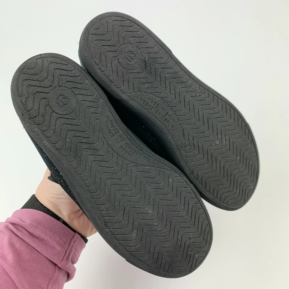 Zapatilla deportiva Childrenchic Mary Jane Captoe negra plateada puntos irregulares zapatos niño pequeño 31 Foto 4 de 4