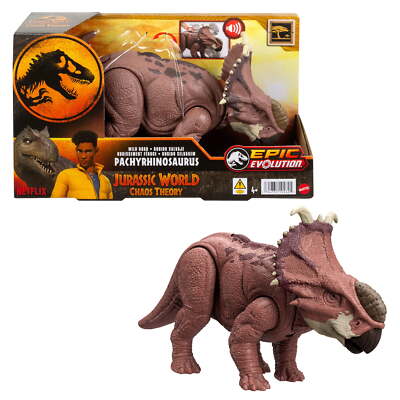 Jurassic World Chaos Theory Pachyrhinosaurus Wild Roar Dinosaur Epic Evolution 