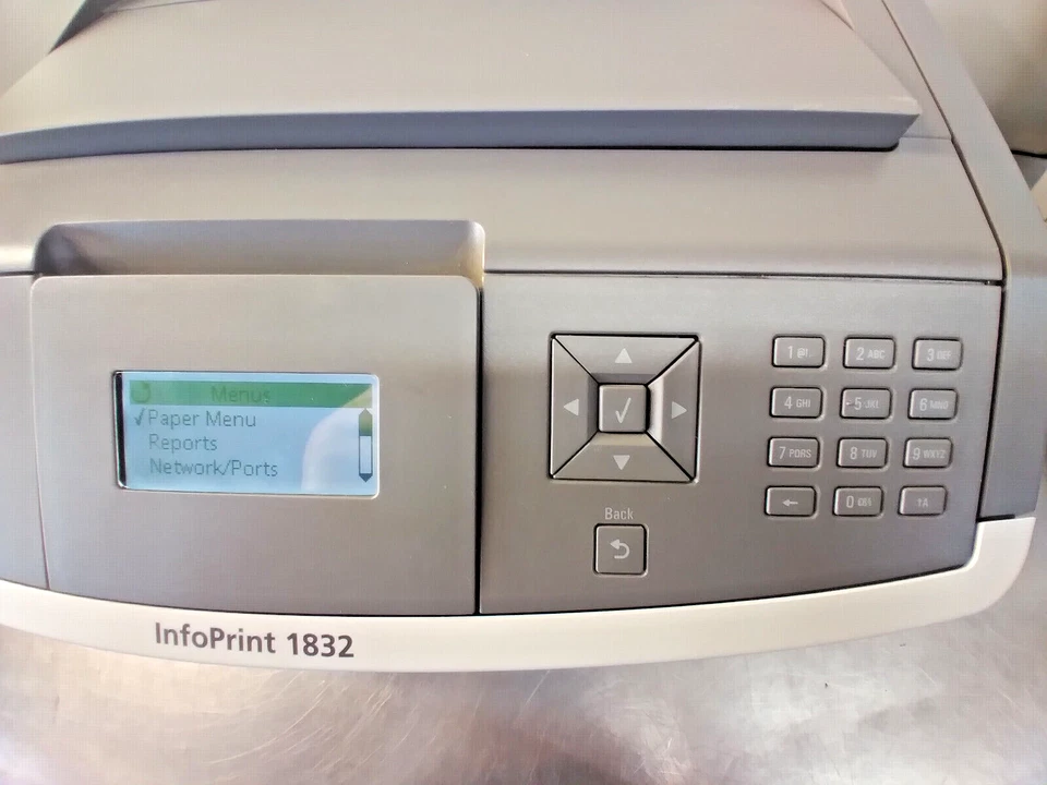 Ricoh / IBM InfoPrint 1832 Workgroup Laser Printer with Duplex - PARTS - Image 4 of 4