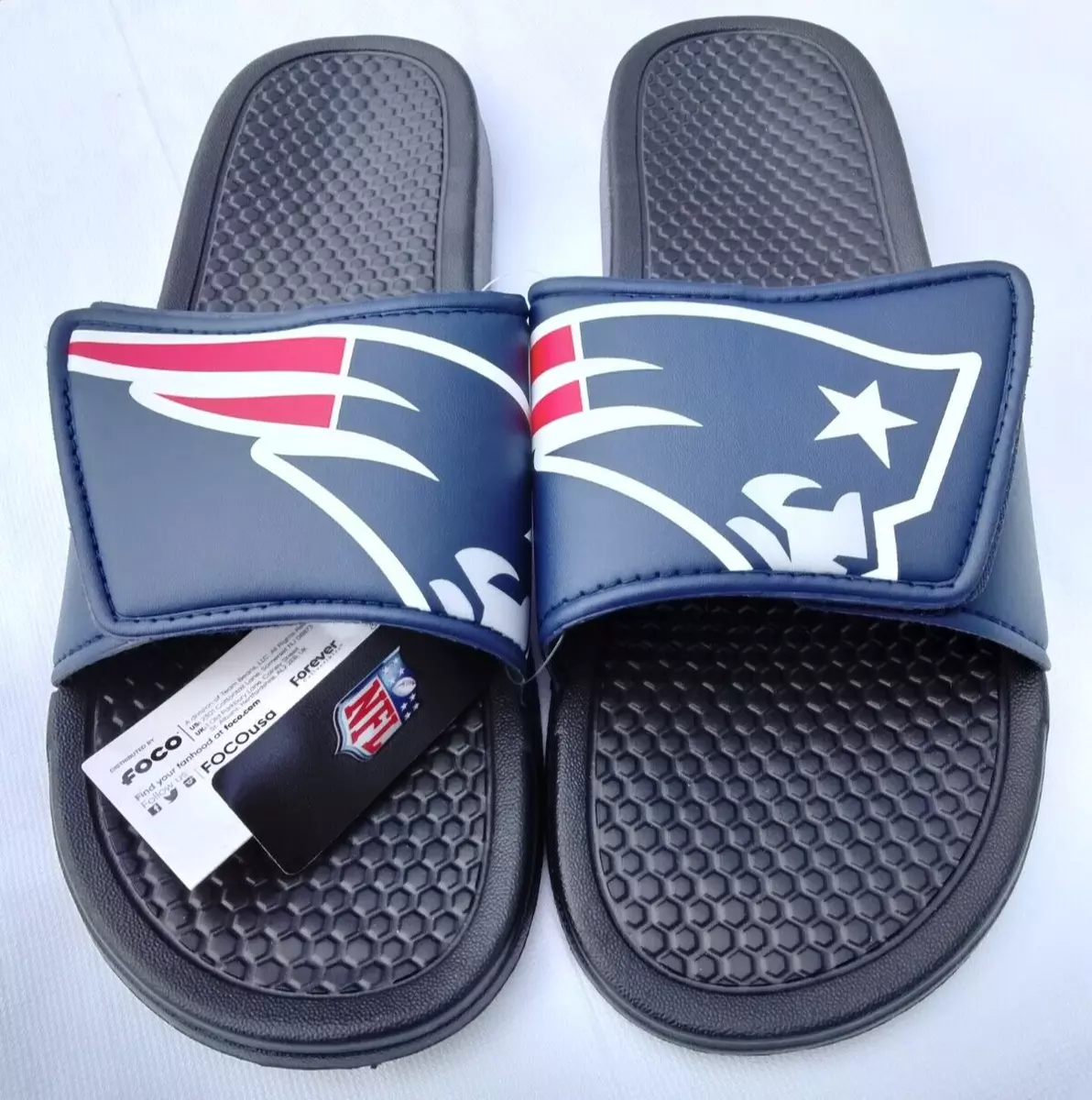 Patriots flip shop flops