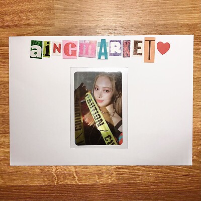 ITZY RYUJIN GUESS WHO? TAPE VERSION PHOTOCARD PC