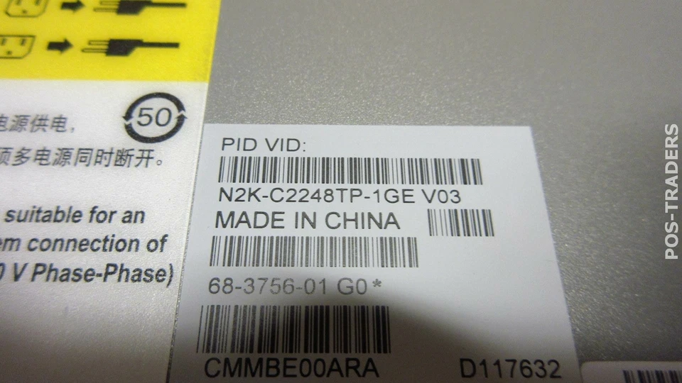 Cisco N2K-C2248TP-1GE V03 Nexus 2248TP Fabric Extender 48 PORT INCLUDING 4X SFPS - Image 3 of 4