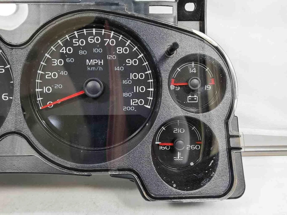 07 14 Chevrolet Silverado 2500 painel de instrumentos velocímetro 25861652 - Imagem 4 de 4