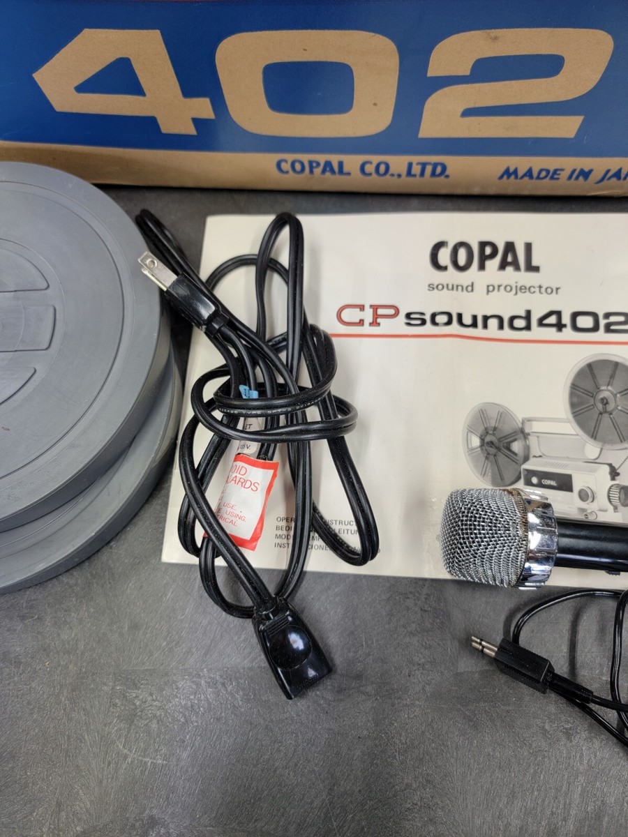 COPAL CP SOUND 402 8MM SUPER 8 SOUND PROJECTOR 