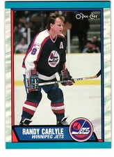 1989-90 O-Pee-Chee #291 Randy Carlyle Winnipeg Jets