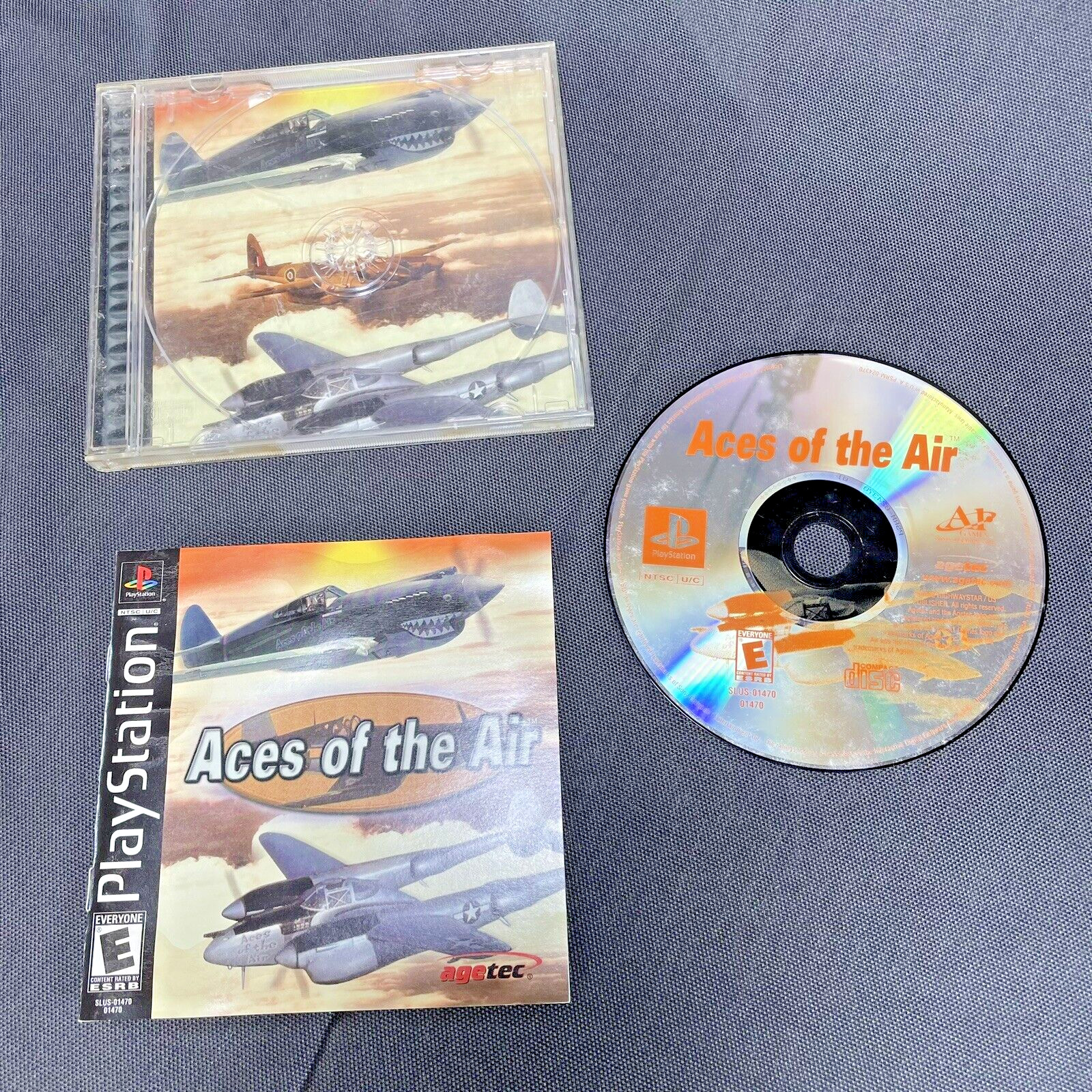 Aces of the Air (Sony PlayStation 1, 2002) PS1 Complete 