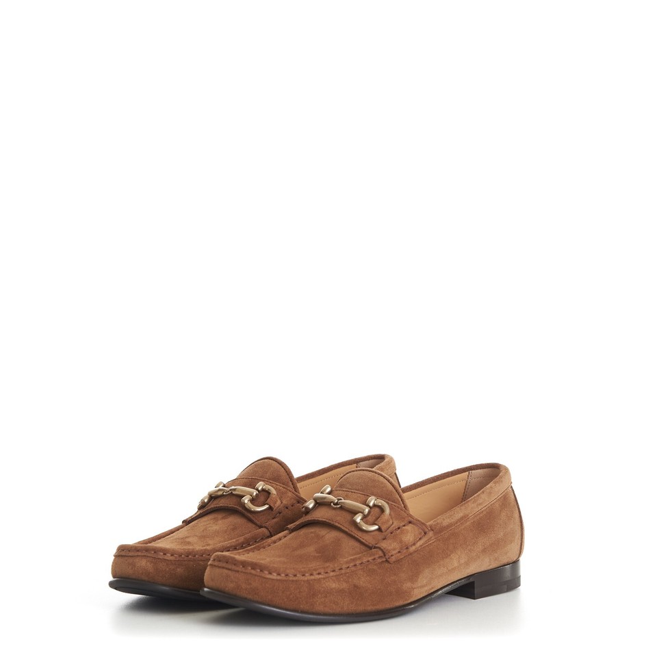 Mocassins BRUNELLO CUCINELLI En Daim Marron - Neuf Avec étiquettes