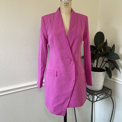 UNIQUE 21 , Women  Asymmetric Blazer Dress, pink, size 4, NWT