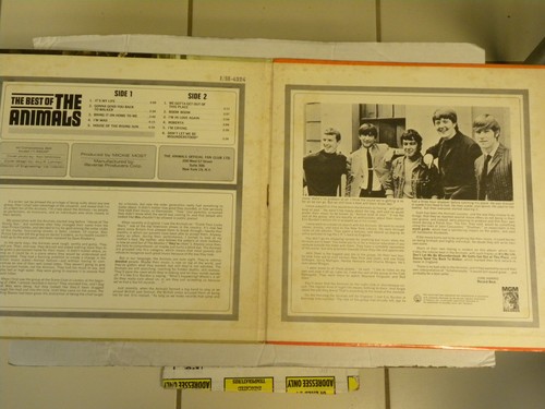 The Animals The Best Of The Animals MGM E4324 LP Vinyl Record - Picture 3 of 3