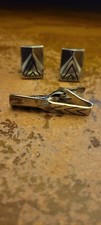Assortment of used matching cufflinks tie clips for 21.95 each