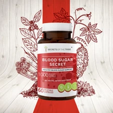 Secrets Of The Tribe Blood Sugar Secret Capsules, 500 mg