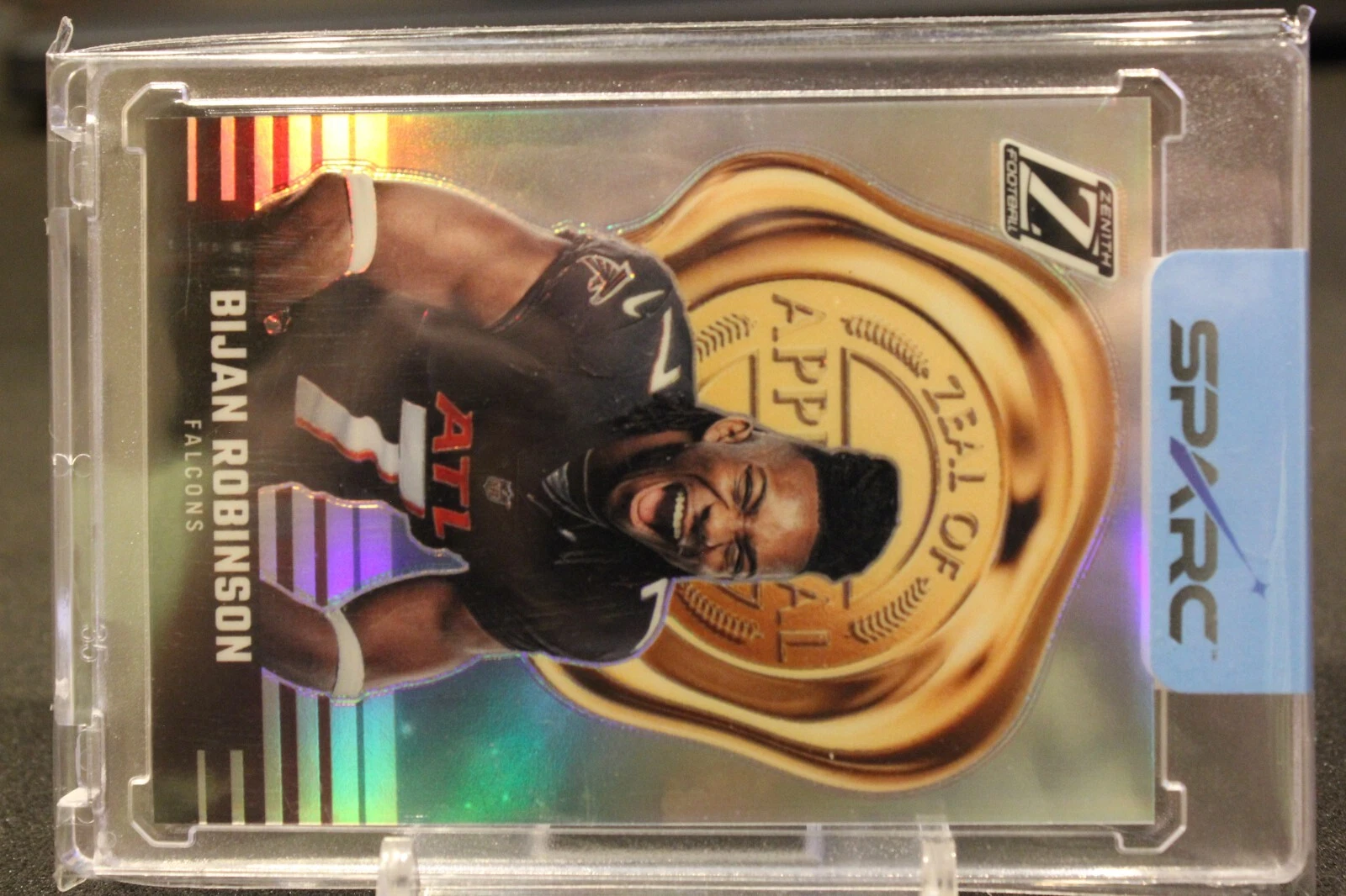 2023 Panini Zenith Bijan Robinson RC Zeal of Approval SSP
