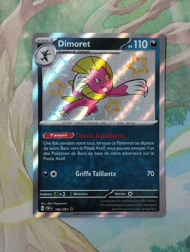 Carte Pokémon Dimoret 183/091 EV4.5 Destinées de Paldea