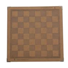 Luxury Embossed Leather Chess Board with 9 Colors - Portable Game Set