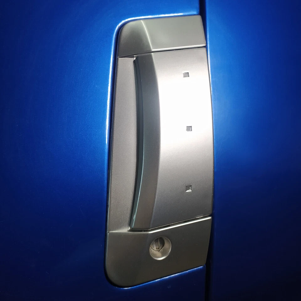 For 2003-2009 Nissan 350Z Left+Right Outside Exterior Door Handle Painted Silver Foto 2 de 4