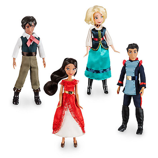 New Disney Store Elena of Avalor Mini Doll Set 5'' Elena, Mateo, Naomi, Gabs