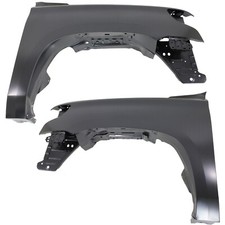 Fit 2015 16 17 - 2020 Chevrolet Tahoe Suburban Fenders Set Pair 2pc Primed Steel