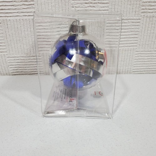 MLB Cleveland Indians Guardians Lametta Konfetti Weihnachtskugel Ornament HTF NEU - Bild 3 von 7