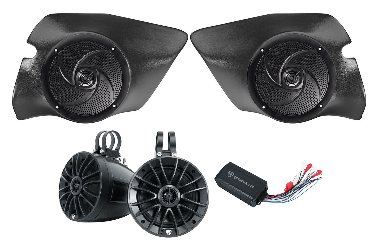 4 Динамика Rockville 65 Усилитель PS40 для Polaris RZR 1000900 STurbo 2014-17 годов выпуска 5799000₽