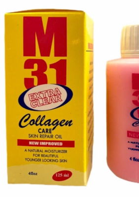 M31 EXTRA CLEAR COLLAGEN CARE SKIN REPAIR OIL/LOTION 125 ml/4 FL