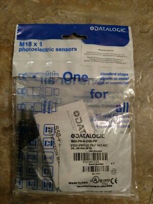 DATALOGIC photoelectric switch  S50-PA-5-D00-PP FOC-PROXI PNP NO-NC