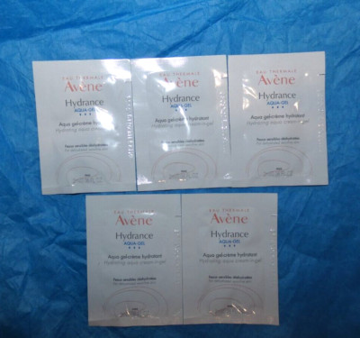 NEW X5 EAU THERMALE AVENE Hydrance Aqua-Gel 0.06 oz. each BB 10/2024 Samples