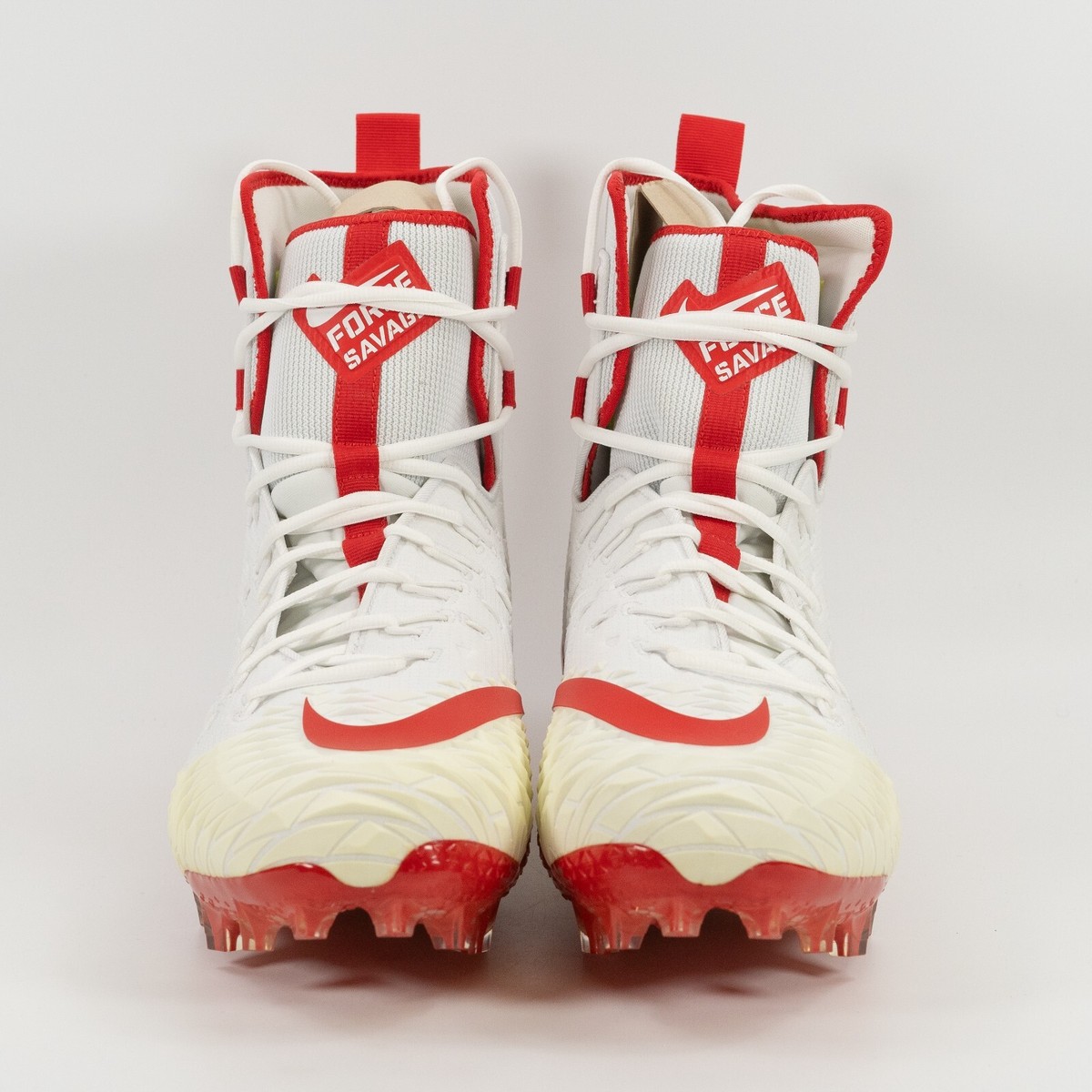 Nike Force Savage Elite TD \'White University Red\' 857063-168 Football size 17 Nike Force Savage Elite TD White Red for Sale | Authenticity  main image 2