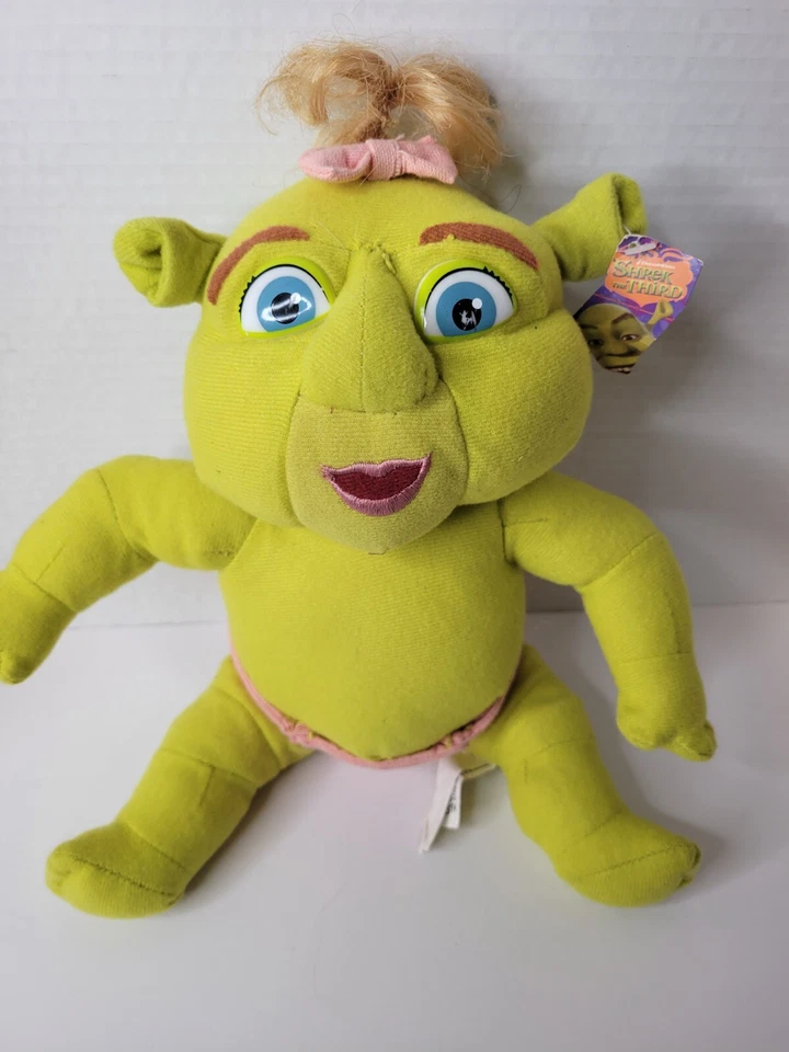 Fralda Shrek The Third Baby verde ogre Nanco Dreamworks 2006 pelúcia - Imagem 2 de 4