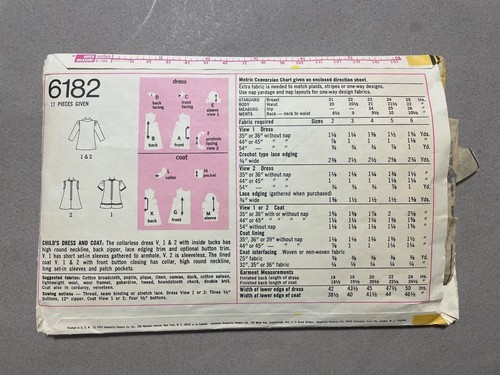 VINTAGE KIDS SEWING PATTERN CRAFT McCALLS, BUTTERICK, SIMPLICITY, KWIK SEW - Picture 130 of 208
