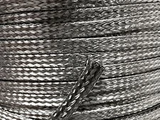 10 FEET 1/8 BRAIDED BRAID STAINLESS  EXPANDABLE SLEEVE WIRE HARNESS LOOM   