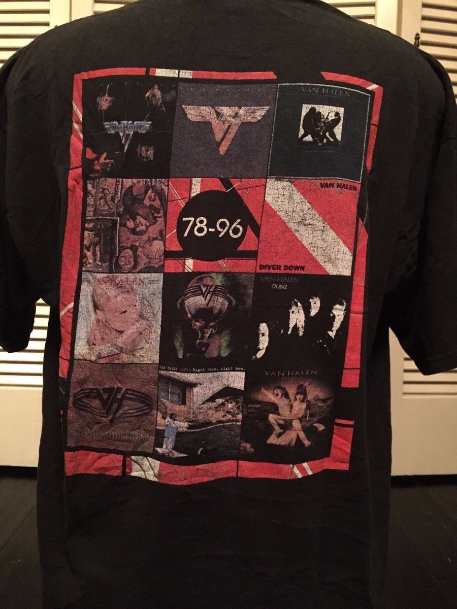 Vintage 1996 Van Halen Best Of Tour Shirt Size Extra Large XL Rock  