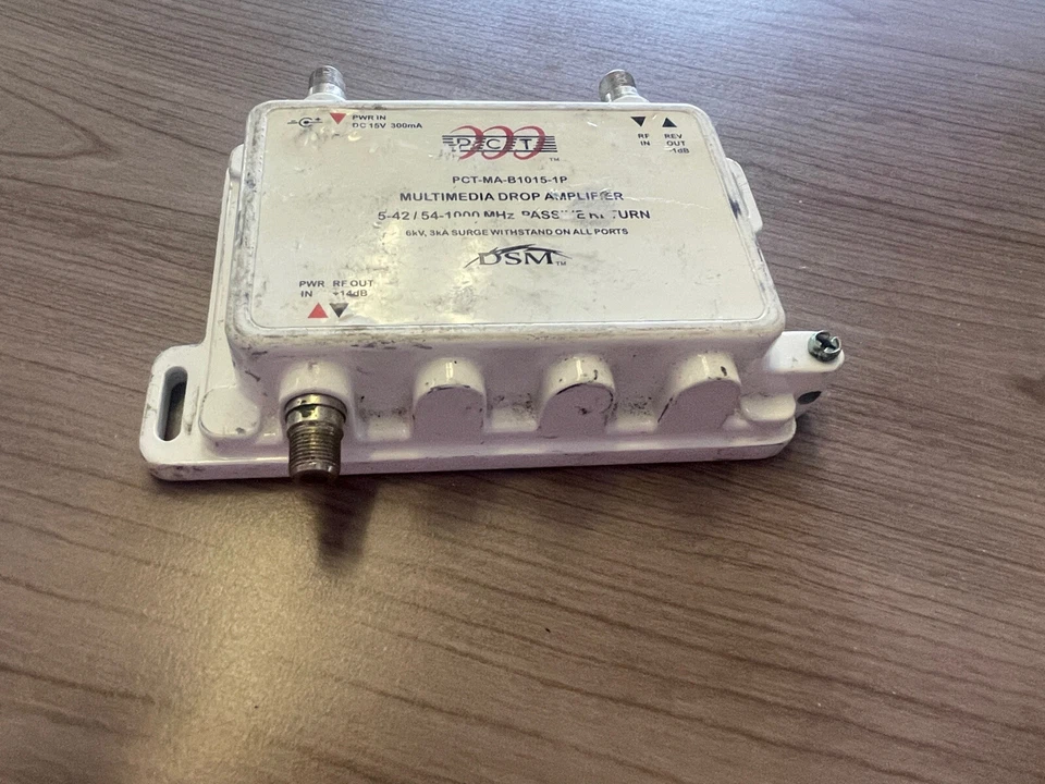 PCT Multimedia Drop Amplifier PCT-MA-1015-1P Passive Return - Image 3 of 3