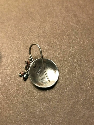 Pendientes colgantes SILPADA W1997 925 plata esterlina cúpula disco cuentas de vidrio lindos - Imagen 12 de 12